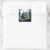 Vloerbeestje Vierkante Sticker (Tas)