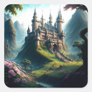 Vloerbeestje Vierkante Sticker