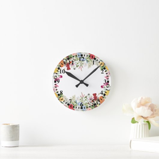 Vloerbekkens van de tuin ronde klok (Huis)