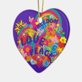 Vloerbekrachtiging | violet keramisch ornament (Links)