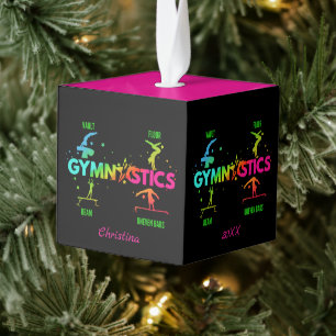 Vloerbeugel voor dames met turnscans decoratie