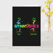 Vloerbeugel voor dames met turnscans kaart (Gele Bloem)