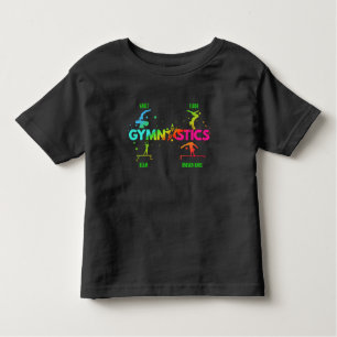 Vloerbeugel voor dames met turnscans kinder shirts