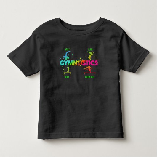 Vloerbeugel voor dames met turnscans kinder shirts (Voorkant)