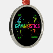 Vloerbeugel voor dames met turnscans metalen ornament (Rechts)