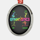 Vloerbeugel voor dames met turnscans metalen ornament (Links)