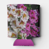 Vloerbeugels Witte roze en Paarse vlinder Blikjeskoeler (Achterkant)