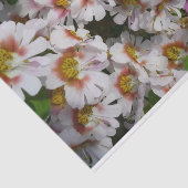 Vloerbeugels Witte roze en Paarse vlinder Tissuepapier (Detail)