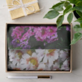 Vloerbeugels Witte roze en Paarse vlinder Tissuepapier (Geschenk)