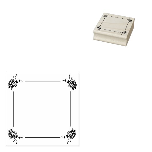 Vloerblad Rubberstempel (Gestempeld)