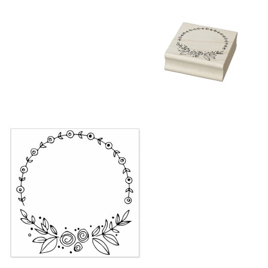 Vloerblad Rubberstempel (Gestempeld)