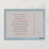 Vloerbloemen - Briefkaart / RSVP / Uitnodigingen (Achterkant)