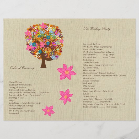 Vloerboombruiloft (Achterkant)