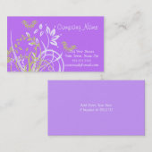 Vloerboter Gepersonaliseerd Visitekaartjes (Voorkant / Achterkant)