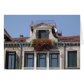 Vloerboxen van het Venetië-venster Blanco kaart