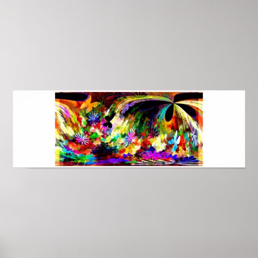 Vloercascade Poster (Voorkant)