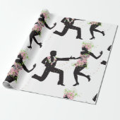 Vloerdansers Cadeaupapier (Uitgerold)