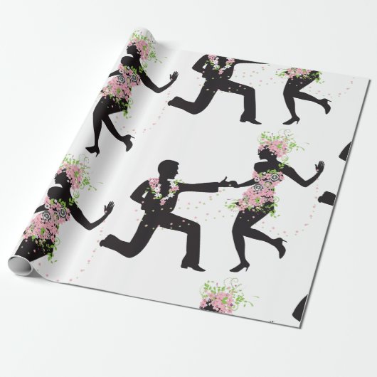 Vloerdansers Cadeaupapier (Uitgerold)