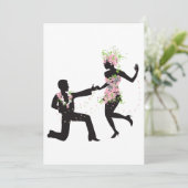 Vloerdansers Kaart (Staand voorkant)