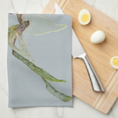 Vloerdecoratie, florale afdruk theedoek (Quarter Fold)