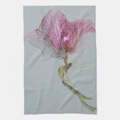 Vloerdecoratie, florale afdruk theedoek (Verticaal)