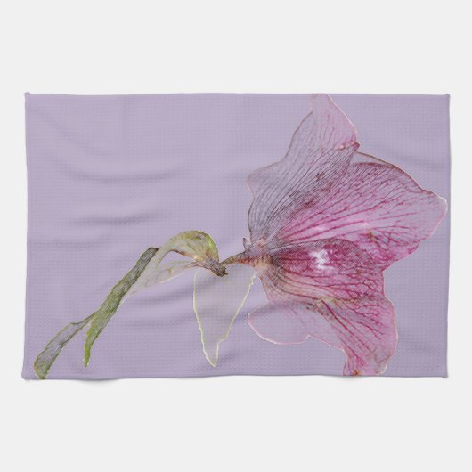 Vloerdecoratie, florale afdruk theedoek (Horizontaal)
