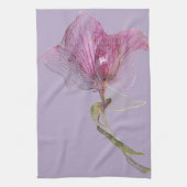 Vloerdecoratie, florale afdruk theedoek (Verticaal)