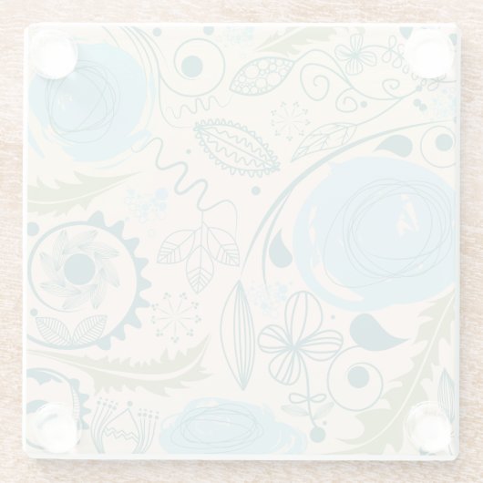 Vloerdoppen Glazen Onderzetter (Achterkant)