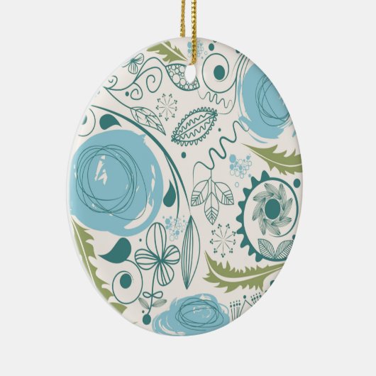 Vloerdoppen Keramisch Ornament (Rechts)