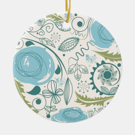 Vloerdoppen Keramisch Ornament (Voorkant)