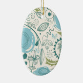 Vloerdoppen Keramisch Ornament (Rechts)