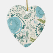 Vloerdoppen Keramisch Ornament (Rechts)