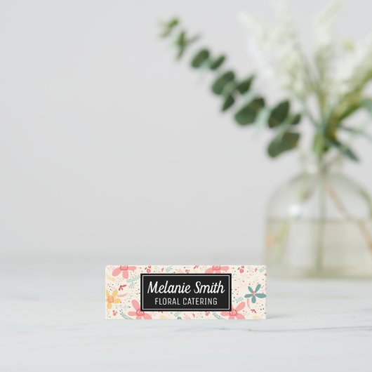 Vloerdoppen Mini Visitekaartje (Staand voorkant)