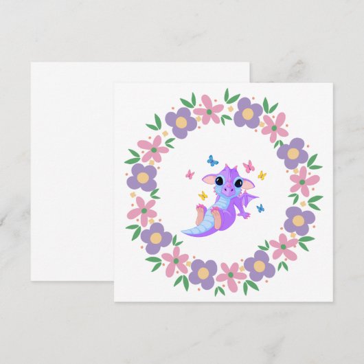 Vloerdraak lege Kaart (Voorkant / Achterkant)