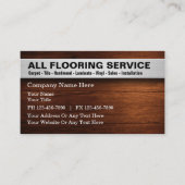 Vloeren Diensten Visitekaartjes (Voorkant)