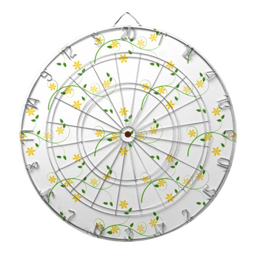 Vloeren en bloemen dartbord (Voorkant)