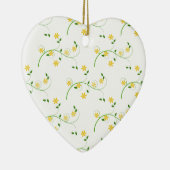 Vloeren en bloemen keramisch ornament (Rechts)