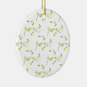 Vloeren en bloemen keramisch ornament (Rechts)