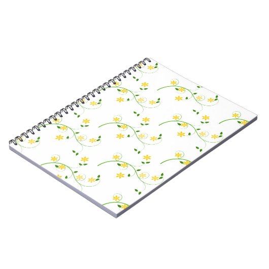 Vloeren en bloemen notitieboek (Linkerzijde)