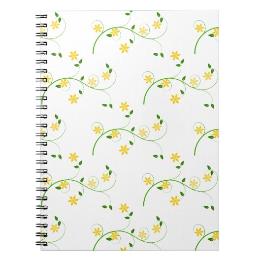 Vloeren en bloemen notitieboek (Voorkant)