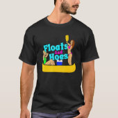 Vloeren en Hoes Canoe River Trip Float Day Lake T-shirt (Voorkant)