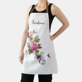 Vloeren en vlinder gepersonaliseerd  schort (Insitu)