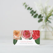 Vloeren Floral Interior Stylist Design Appointment Afsprakenkaartje (Staand voorkant)