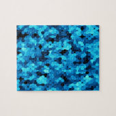 Vloeren in blauw... legpuzzel (Horizontaal)