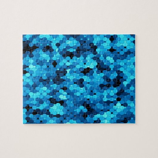 Vloeren in blauw... legpuzzel (Horizontaal)