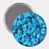 Vloeren in blauw... magneet (Voorkant / Achterkant)