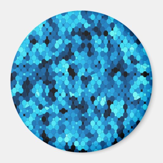 Vloeren in blauw... magneet (Voorkant)