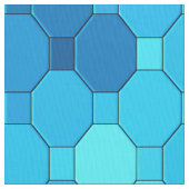 Vloeren in blauw... stof (Close Up)
