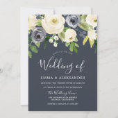 Vloeren van de marine en Witte Waterverf Moderne b Kaart (Voorkant)