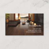 Vloeren van Hardwood Marble Construction Visitekaartje (Achterkant)